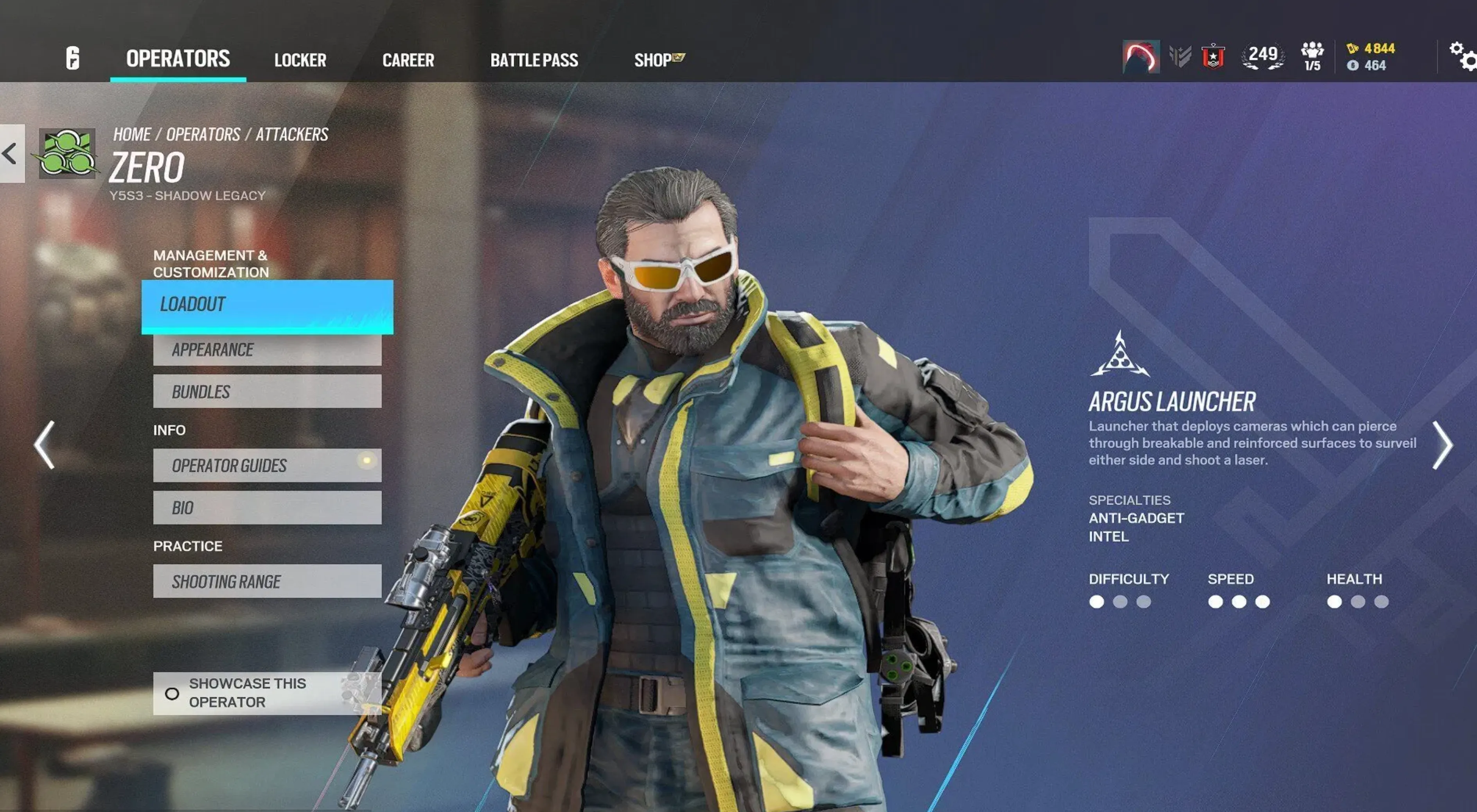 best zero loadout in r6